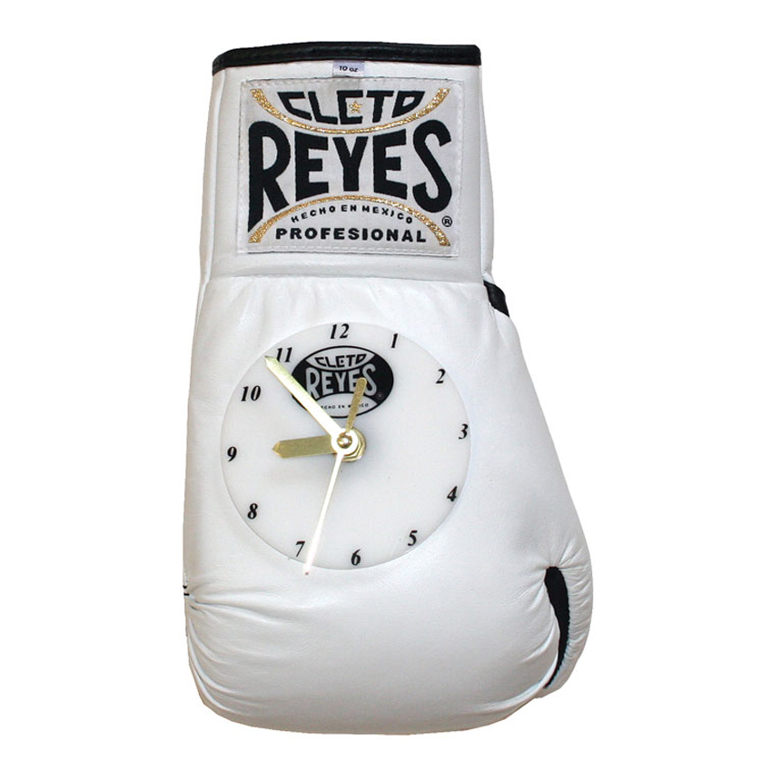 Cleto Reyes 10 oz Authentic Pro Fight Leather Clock Glove White eBay